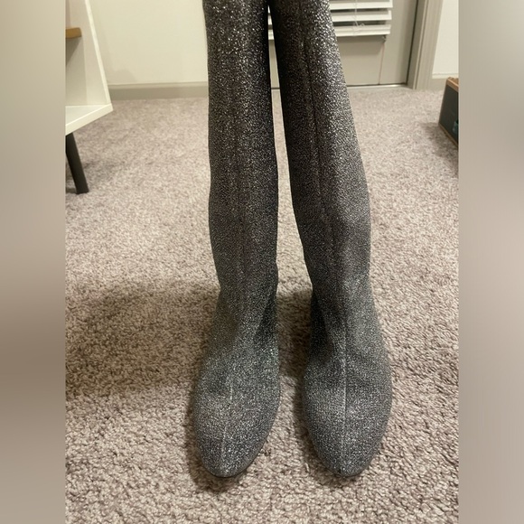 Zara shimmery boots size 8 - Picture 7 of 9